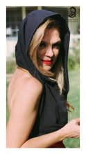 Load image into Gallery viewer, Shadow Creed Hooded Halter Cowl Top